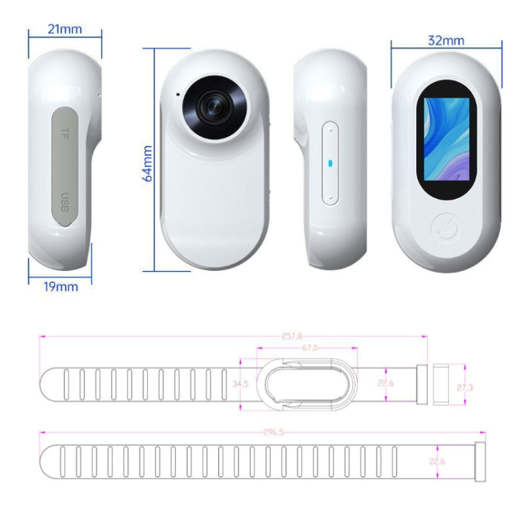 Magnetic Thumb Camera Portable HD Camera For Outdoor Cycling, Standard, Standard+Pet Silicone Collar Magnetic Thumb Camera Portable HD Camera For Outdoor Cycling, Standard, Standard+Pet Silicone Collar